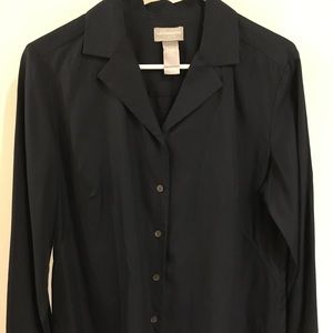 Liz Claiborne Collection Silk-Blend Blouse